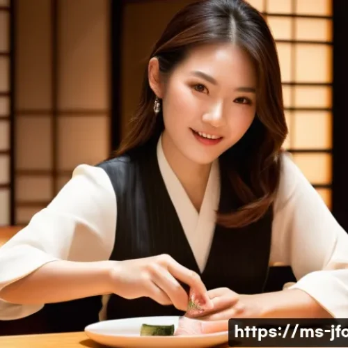 Home 33 일본 주류 페어링 팁 - **Prompt:** A stylish young woman in her late 20s, with a sophisticated yet approachable demeanor, i...